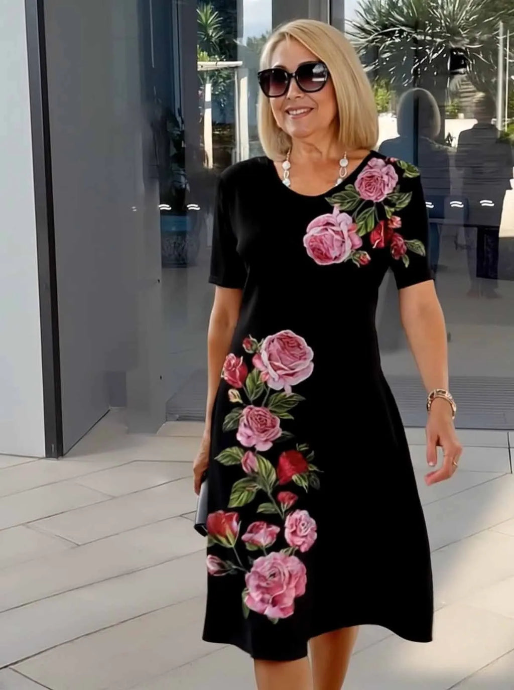3D Printed Loose Medium Dress
