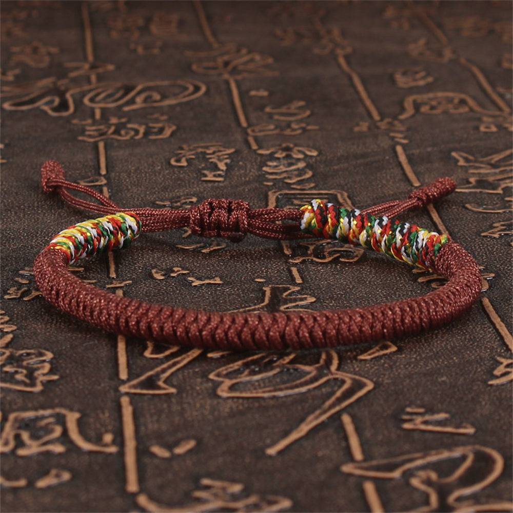 Japanese Vintage Hand-woven Color Clash Bracelet
