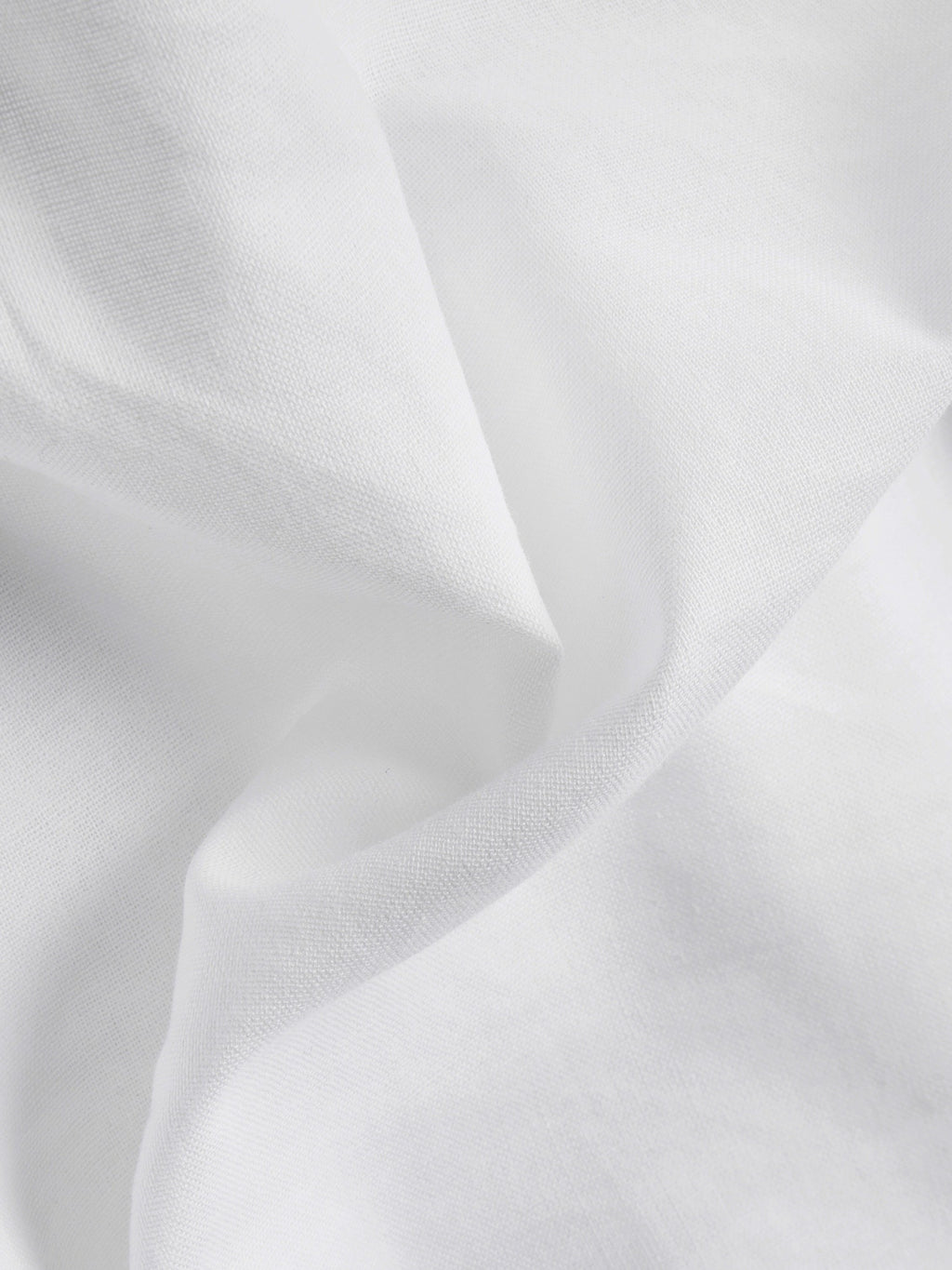 Linen Maxi Dress, Half Sleeve, Shawl Collar, Plain, Vintage, White