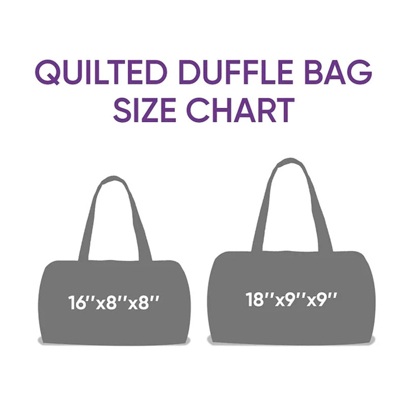 Hippie Van Quilted Duffle Bag