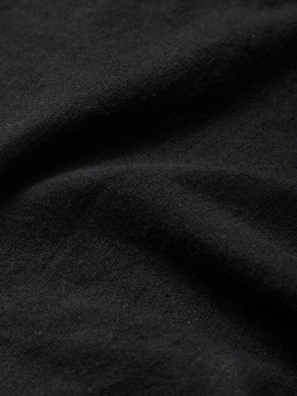 Maxi Linen Dress, Half Sleeve, V Neck, Plain, Button Design, Vintage, Black