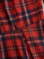Elegant Long Sleeve Plaid Dress - Perfect Blend Of Classic And Contemporary