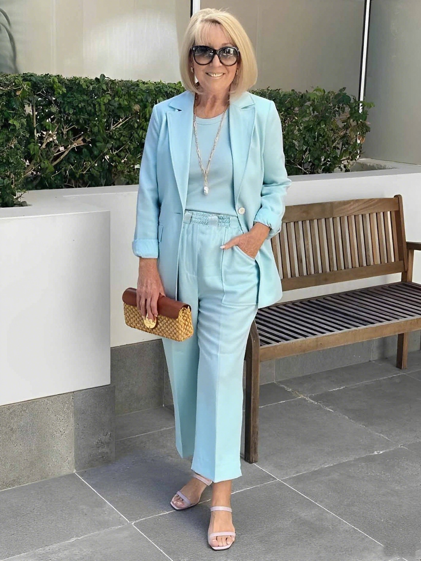 Suit Top Lengthened Trousers Two-Piece Suit
