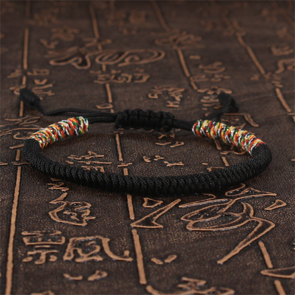 Japanese Vintage Hand-woven Color Clash Bracelet