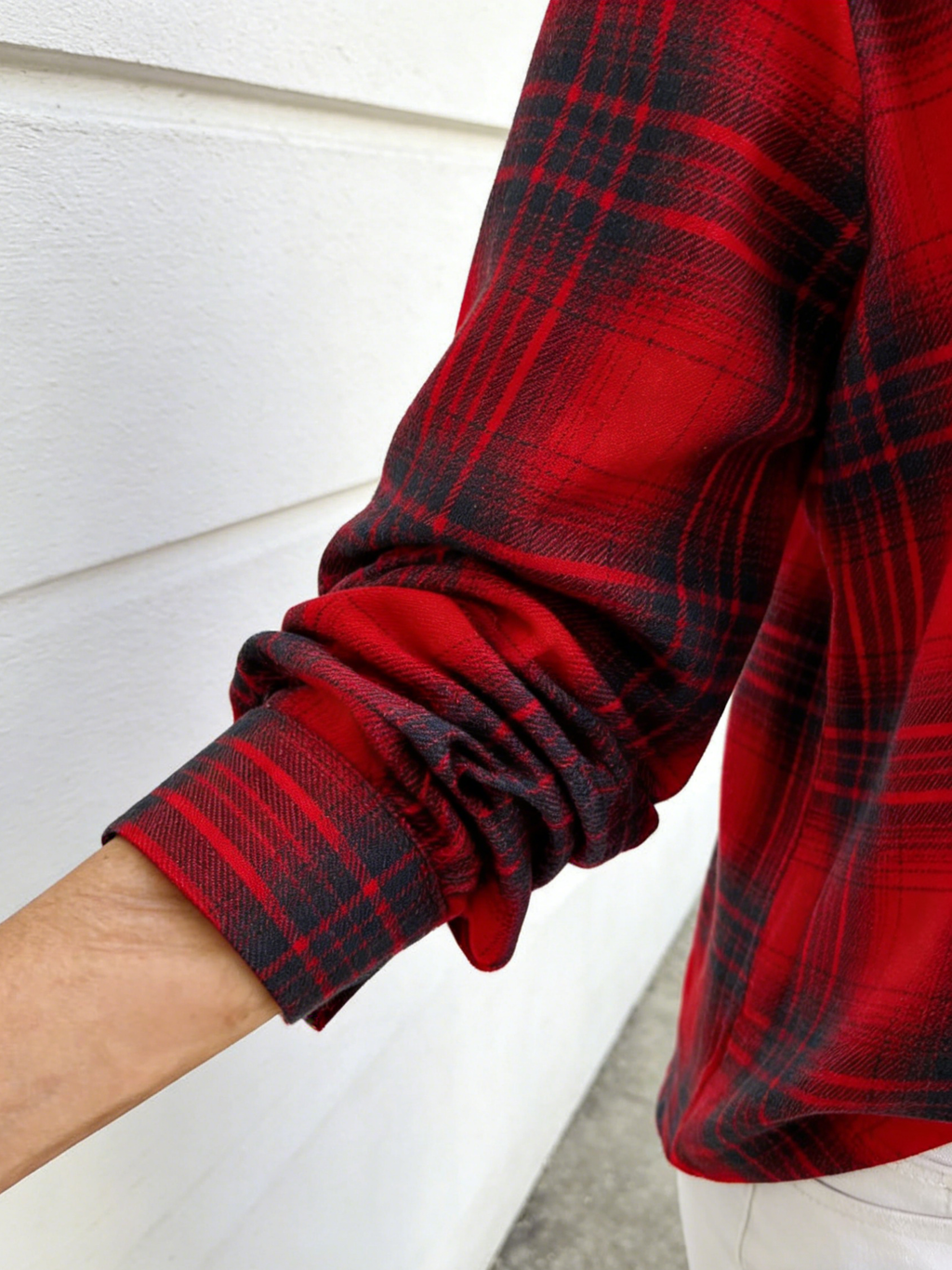 Collar Plaid Shirt Fashion Casual Shirt Button Up