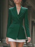 Tailored Blazer And Mini Skirt Two-Piece Set