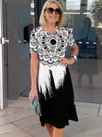 3D Printed Loose Medium Dress