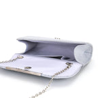 Crossbody Dinner Bag Women's Clutch Bag Pleated High Sewing Line Round Bottom Hand Carry Evening Bag