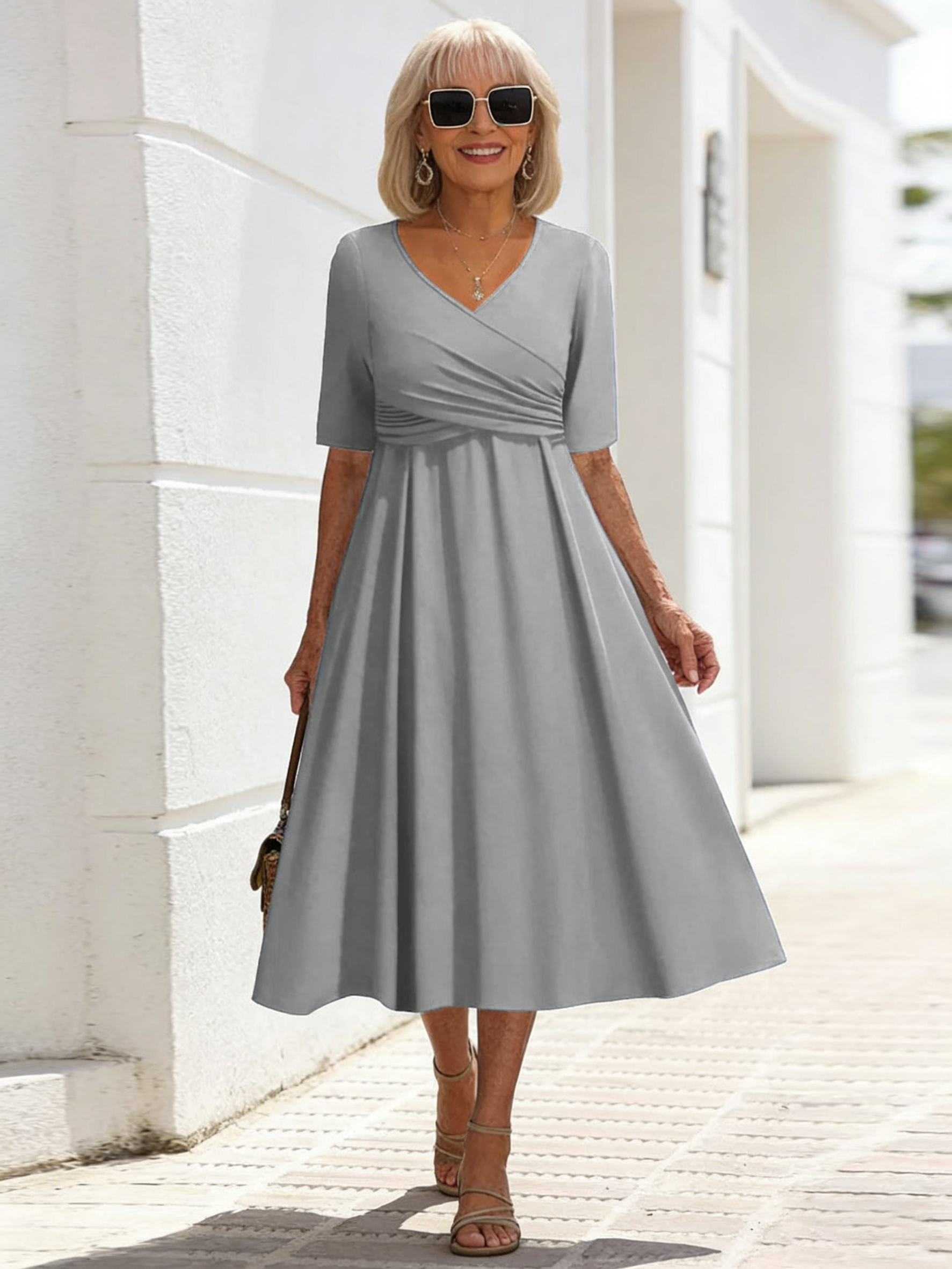 Short Sleeve Dress Women's Personality Dress
