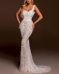Beaded Rhinestone Sequin Embellished Dress