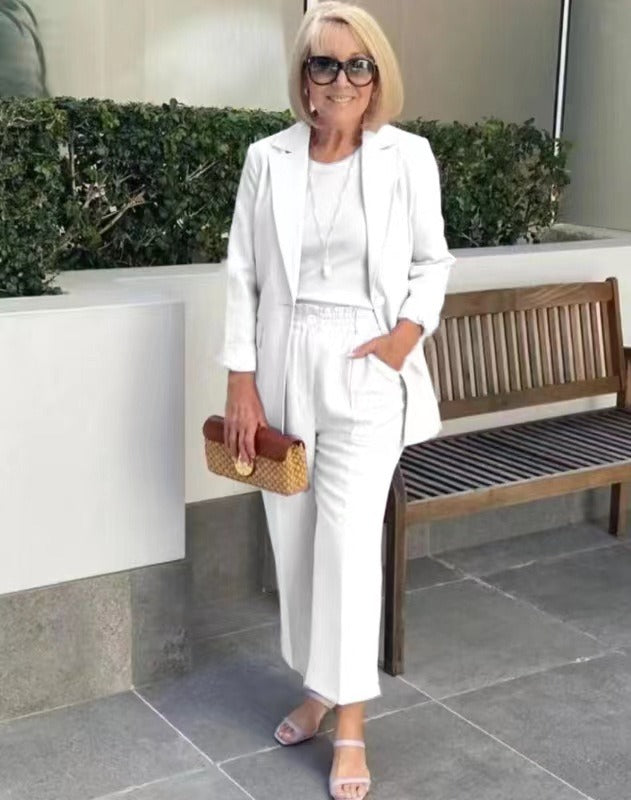 Suit Top Lengthened Trousers Two-Piece Suit