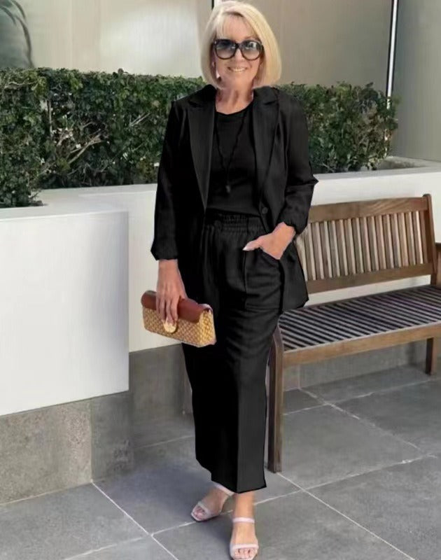 Suit Top Lengthened Trousers Two-Piece Suit