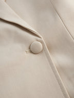 Tailored Blazer-Inspired Mini Dress With Belted Waist