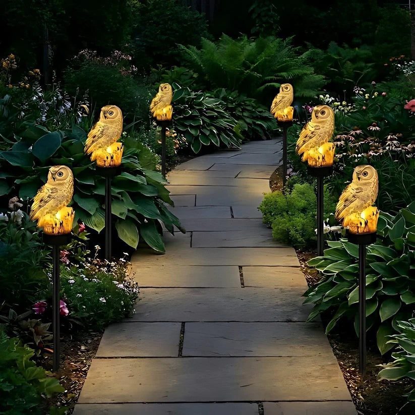 ✨Last Day Promotion 49% OFF— Waterproof Solar Owl Light