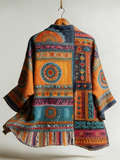 Hippie Bohemian Retro Style Linen Cardigan