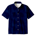 Space Rpg Dice Blue Button Up Pocket Shirt