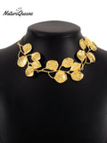 Retro Leaves Necklace