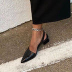 Sandals Sexy Temperament Chunky Heel High Heel