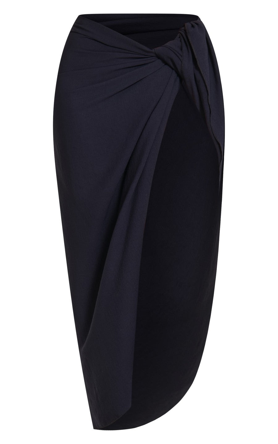 Navy Floaty Woven Rectangle Sarong