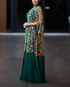 Women's Mesh Blouse Sequin Dress