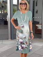 3D Printed Loose Medium Dress
