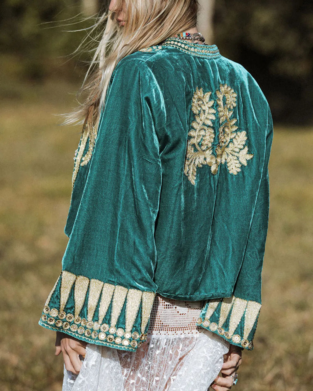 Queen Of Hearts Velvet Jacket