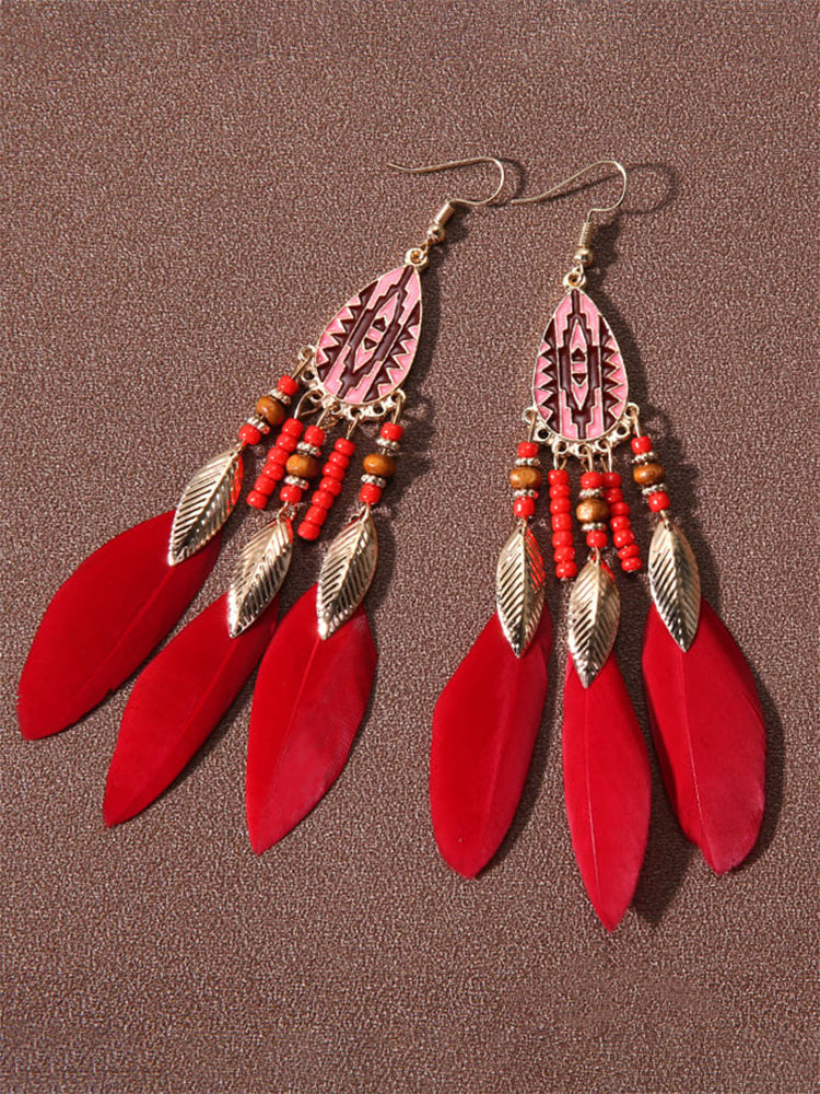 Women's Retro Tribal Aboriginal Earrings