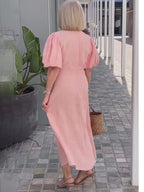 Bow Elegant Tunic Dress