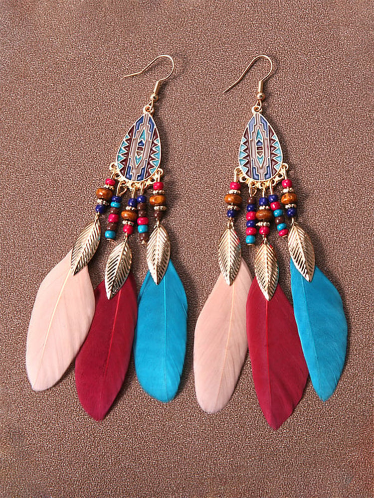 Women's Retro Tribal Aboriginal Earrings