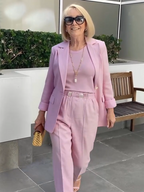 Suit Top Lengthened Trousers Two-Piece Suit