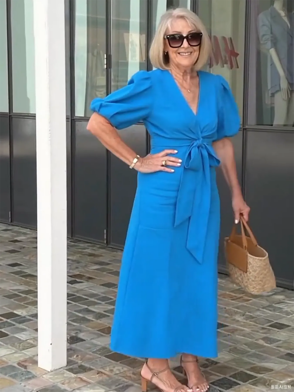 Bow Elegant Tunic Dress