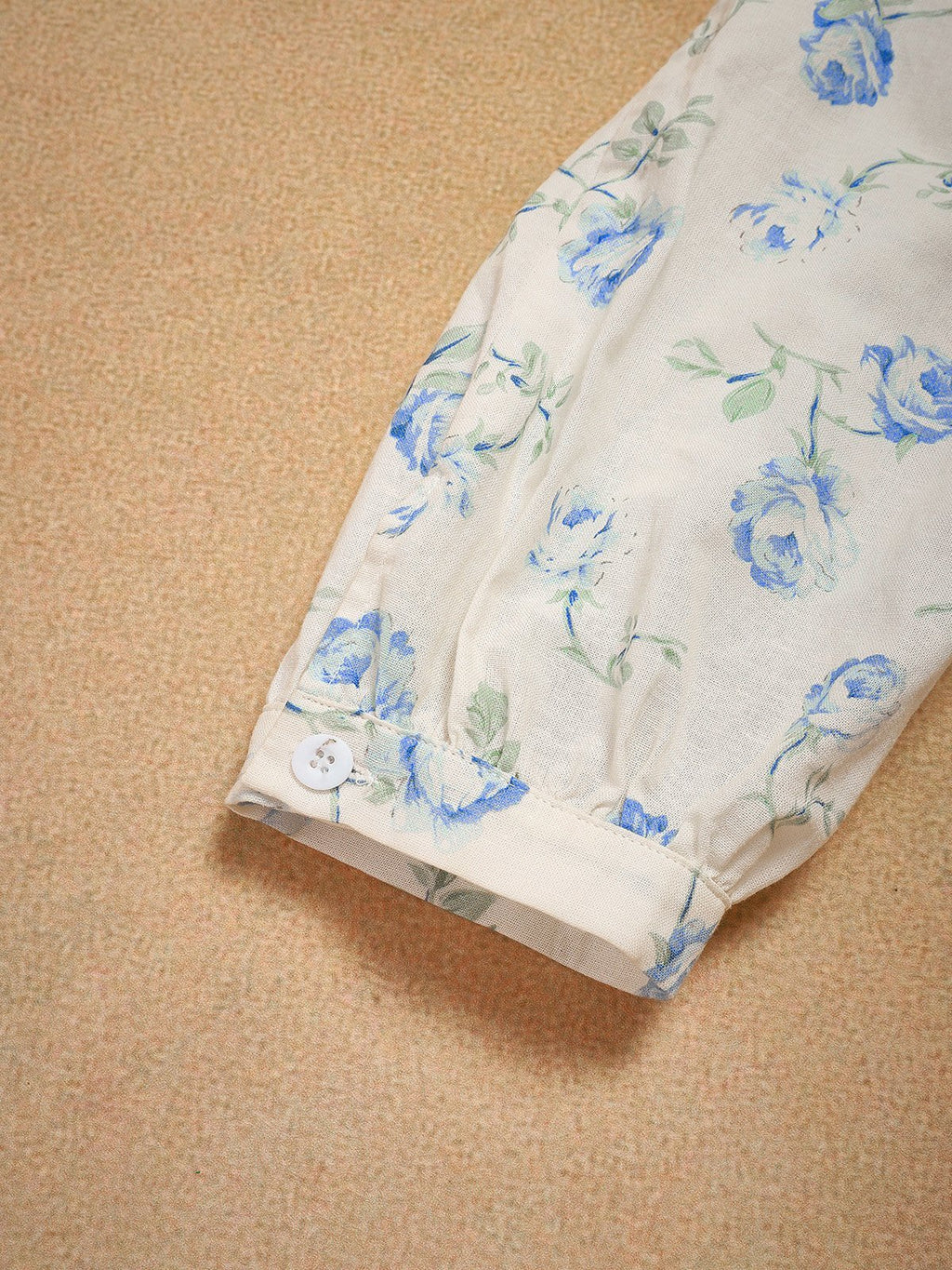Maxi Linen Dress, 3/4 Sleeves, V Neck, Linen Blend, Blue