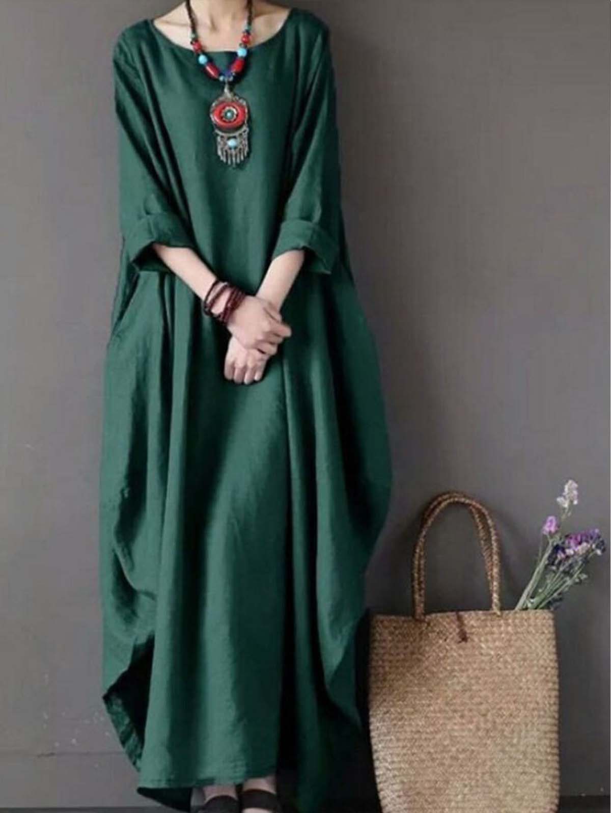 Women's Loose Plus Dress