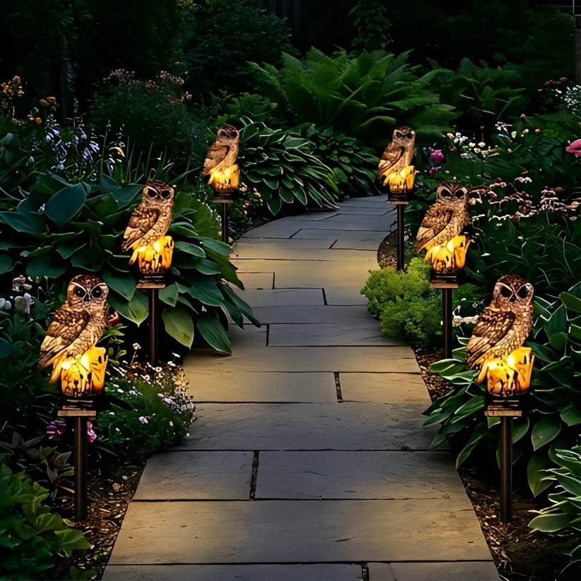 ✨Last Day Promotion 49% OFF— Waterproof Solar Owl Light
