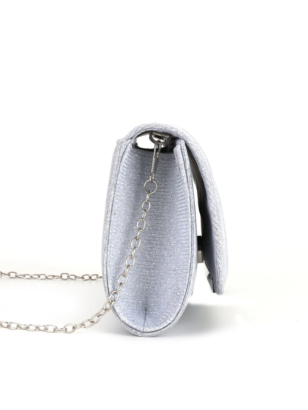 Crossbody Dinner Bag Women's Clutch Bag Pleated High Sewing Line Round Bottom Hand Carry Evening Bag