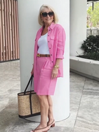 Two-piece Suits Stylish Lapel Collar Suit Shorts  Blazer Coat