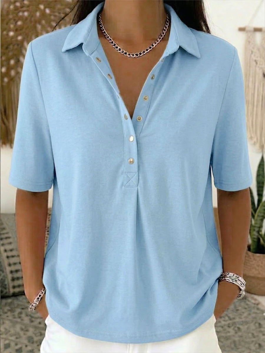 Casual Cotton Polo T-shirt