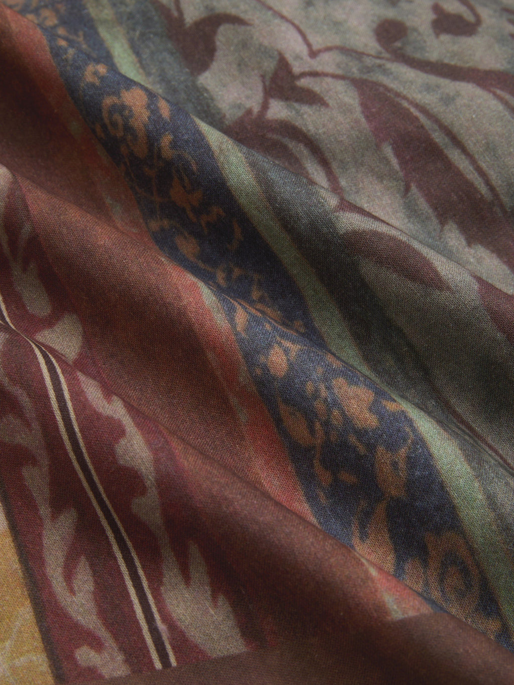 Maxi Cotton Dress, Sleeveless, Square Neck, Paisley, Suspenders, Vacation, Vintage, Brown