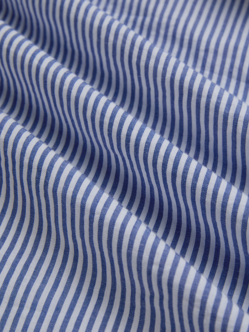 Linen Blouse, Sleeveless, Off The Shoulder, Striped, 3D Floral, French Vintage, Blue