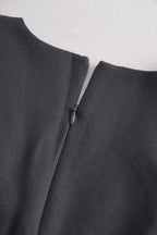 Sophisticated Sleeveless Peplum Jumpsuit In Charcoal Gray