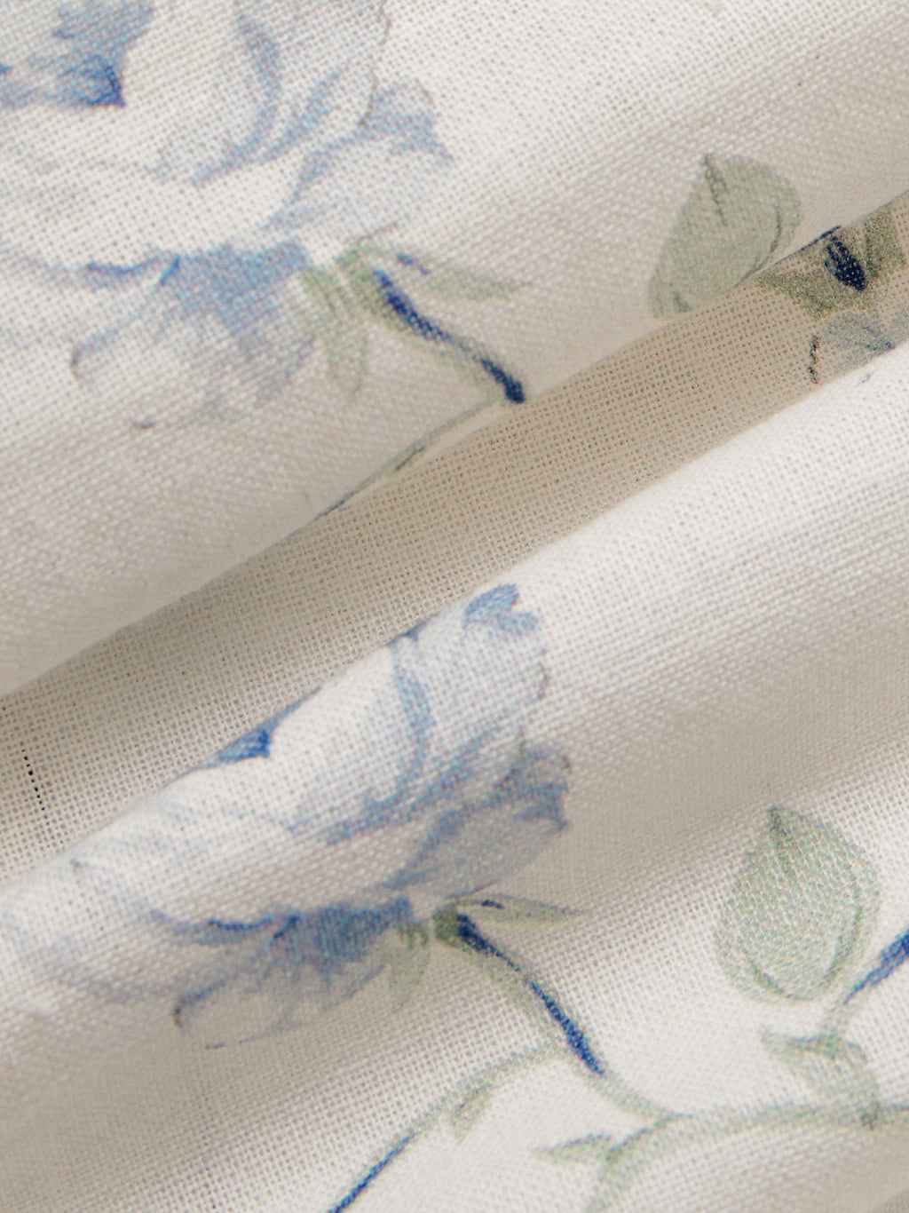 Maxi Linen Dress, 3/4 Sleeves, V Neck, Linen Blend, Blue