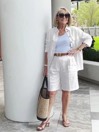 Two-piece Suits Stylish Lapel Collar Suit Shorts  Blazer Coat