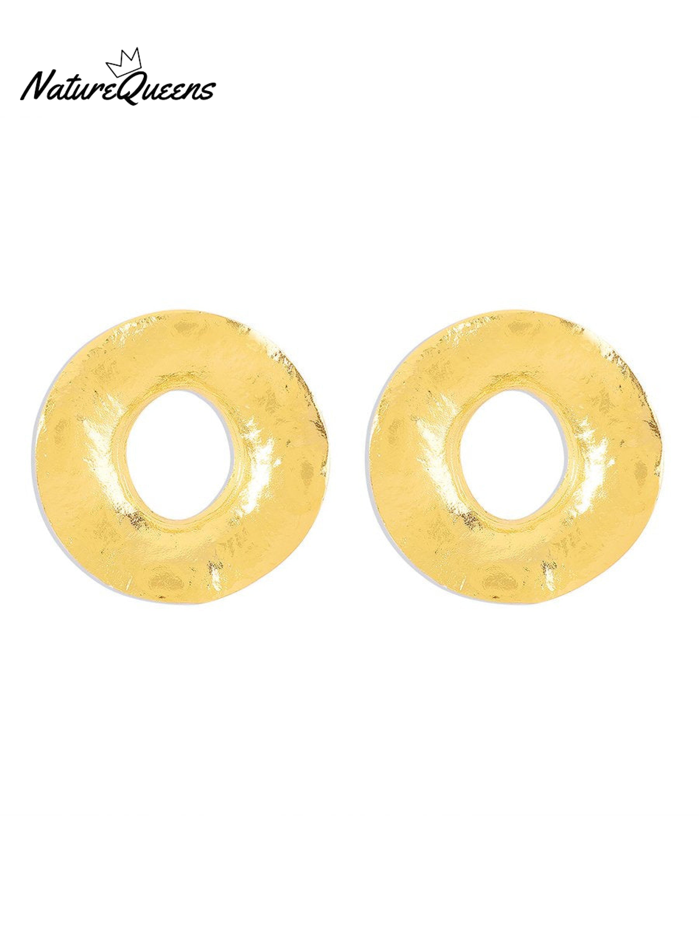 Retro Large Circle Earrings