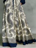Women's Retro Floral Art Elegant Romantic Casual Vacation Maxi Dress