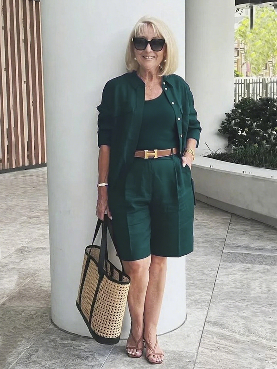 Two-piece Suits Stylish Lapel Collar Suit Shorts  Blazer Coat