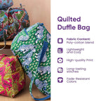 Hippie Van Quilted Duffle Bag