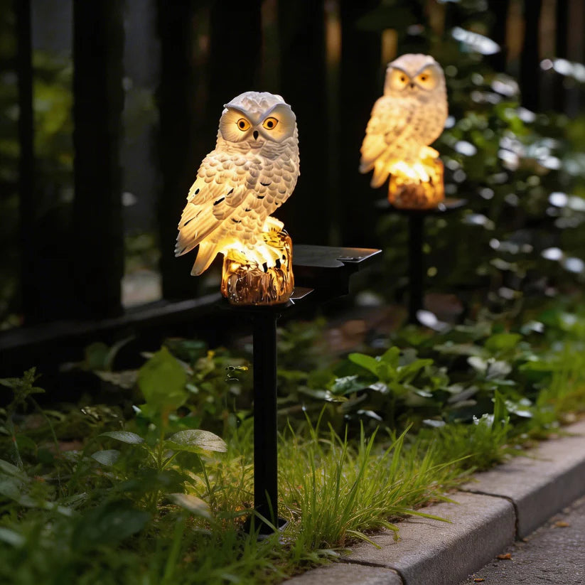 ✨Last Day Promotion 49% OFF— Waterproof Solar Owl Light