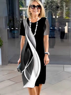 3D Printed Loose Medium Dress