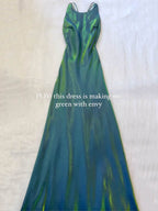 Solid Color Sleeveless Spaghtti-Neck backless Elegant Maxi Dresses