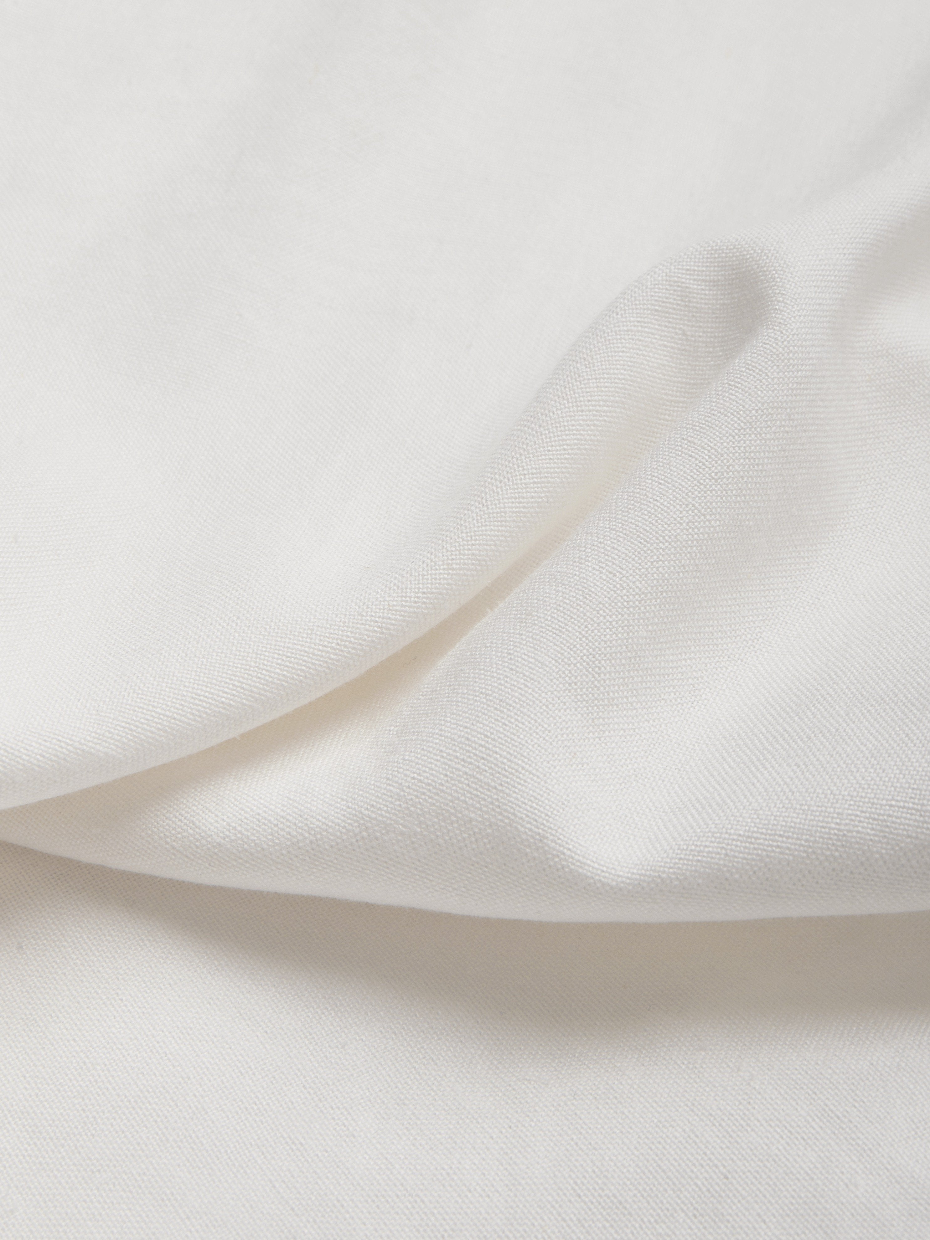 Midi Linen Dress , Sleeveless, V Neck, Plain, Belt Design, Vintage, White